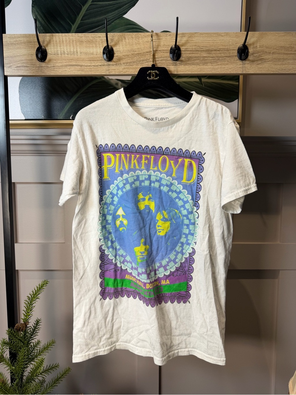 Pink Floyd Music Hall Boston 1975
Concert T Shirt Small White Cotton